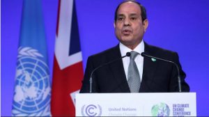 Egyptian President Says Egypt Uniting the World to Tackle Climate Change