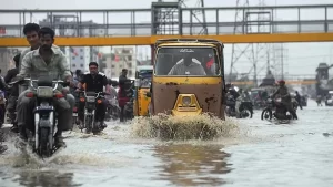 Heavy rainfall