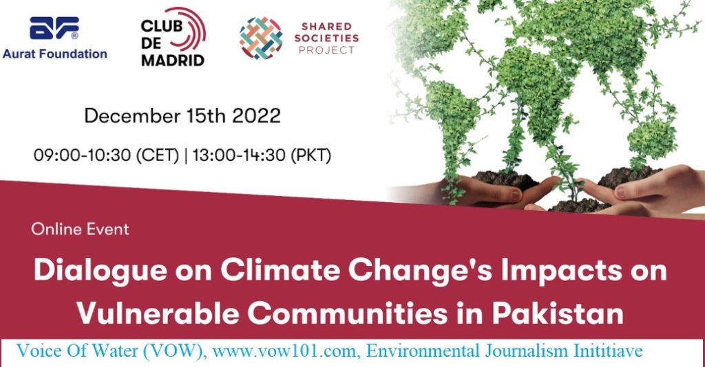 Dialogue on Climate Change’s Impacts on Vulnerable Communities in Pakistan