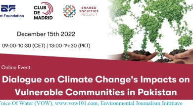 Dialogue on Climate Change’s Impacts on Vulnerable Communities in Pakistan