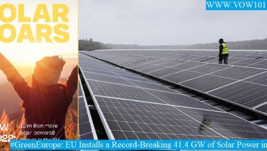 #GreenEurope, EU installs a Record-Breaking 41.4 GW of Solar Power in 2022