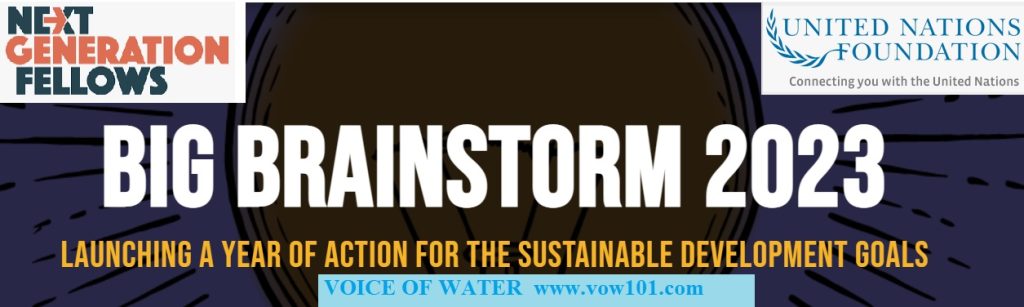Big Brainstorm Competition for Youth to Tackle Challenges like #ClimateChange, #WaterCrisis