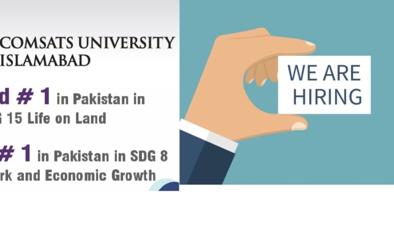 COMSATS Islamabad Looking for Professionals