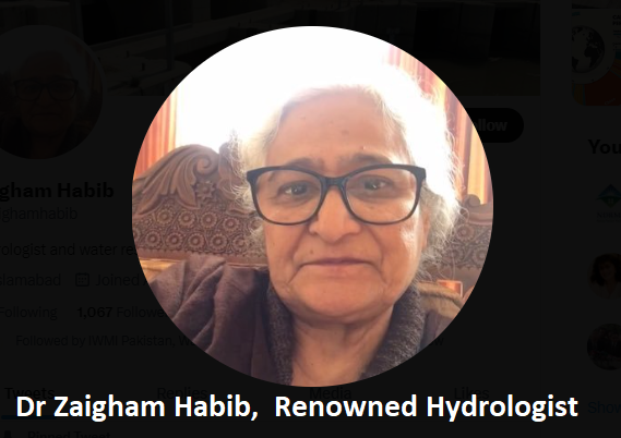 Dr Zaigham Habib, Renowned Hydrologist