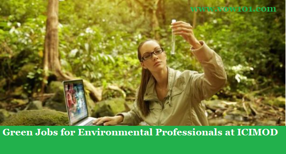 Green Jobs for Environmental Professionals at ICIMOD in Nepal