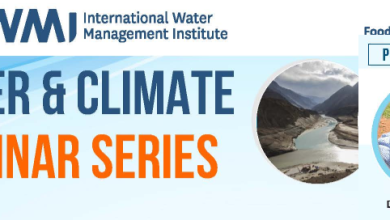 IWMI to Host Seminar on Water and Climate, Human behavior, Irrigation Systems of Pakistan