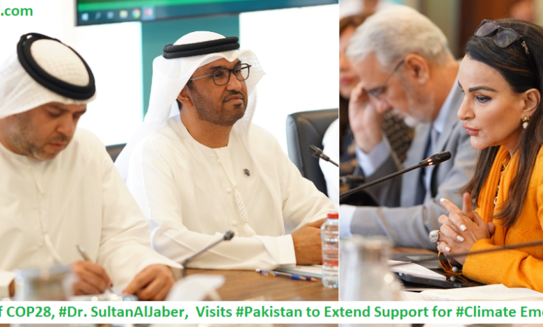 President of COP28, Sultan Ahmed Al Jaber, in #Pakistan to Extend Support for #Climate Emergency