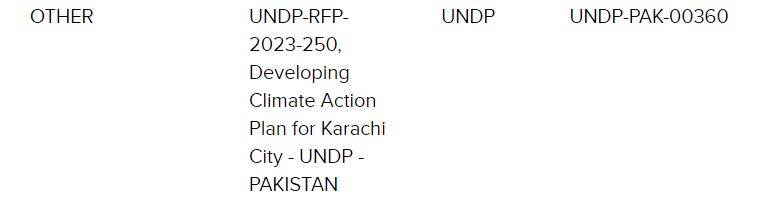 UNDP Calls for Proposals for Climate Action Plan for Karachi 4