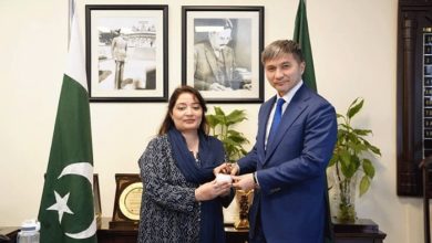 Romina Khurshid Alam with Kazakhstan Embassy led by Ambassador Yerzhan Kistafin