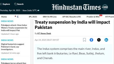 India Using water as a weapon to bully Pakistan and escalate aggression 2025 Media 2