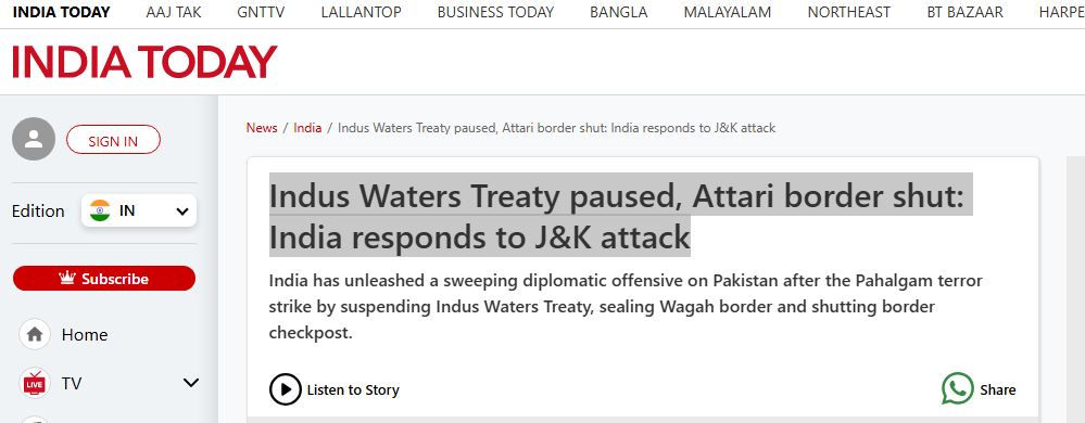 India Using Water as a Weapon to Bully Pakistan, Escalate Aggression : Mushahid 2 India Using water as a weapon to bully Pakistan and escalate aggression 2025 Media