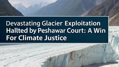 Devastating Glacier Exploitation Halted by Peshawar Court: A Win for Climate Justice