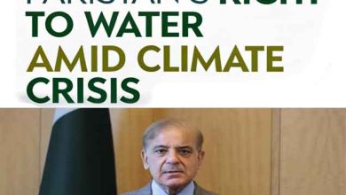 PM Shehbaz Vows to Defend Pakistan’s Water Rights Amid Climate Crisis