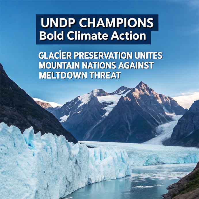 UNDP Champions Bold Climate Action: Glacier Preservation Unites Mountain Nations Against Meltdown Threat