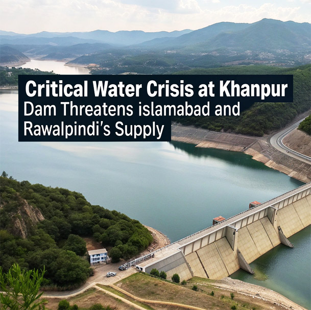 Critical Water Crisis at Khanpur Dam Threatens Islamabad and Rawalpindi's Supply