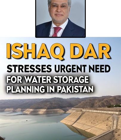 Dire Warning: Ishaq Dar Stresses Urgent Need for Water Storage Planning in Pakistan