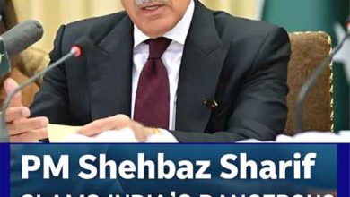 PM Shehbaz Slams India’s Dangerous Move to Weaponise Water Resources – A Threat to Regional Peace