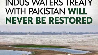 Shocking Setback: India Declares Indus Waters Treaty With Pakistan Will Never Be Restored