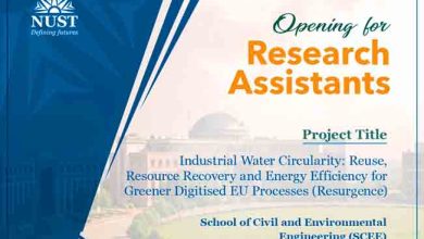 Exciting NUST Research Assistant Vacancy 2025 in Industrial Water Circularity