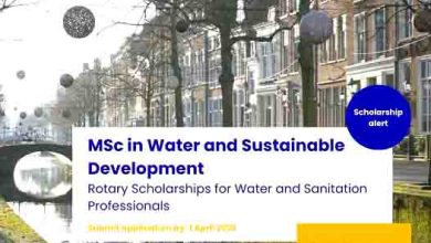 Apply Now for Rotary Scholarship for MSc in Water and Sustainable Development