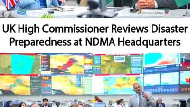 UK High Commissioner Reviews Disaster Preparedness at NDMA Headquarters