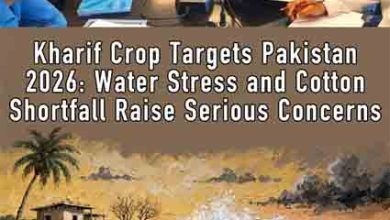 Kharif Crop Targets Pakistan 2026: Water Stress and Cotton Shortfall Raise Serious Concerns