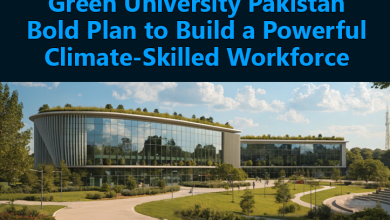 Green University Pakistan: Bold Plan to Build a Powerful Climate-Skilled Workforce 1 Green University Pakistan: Bold Plan to Build a Powerful Climate-Skilled Workforce
