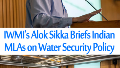 IWMI's Alok Sikka Briefs Indian MLAs on Water Security Policy 2 IWMI's Alok Sikka Briefs Indian MLAs on Water Security Policy