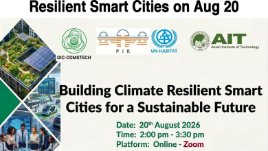 COMSTECH to Host Seminar on Climate Resilient Smart Cities on Aug 20 4 COMSTECH to Host Seminar on Climate Resilient Smart Cities on Aug 20