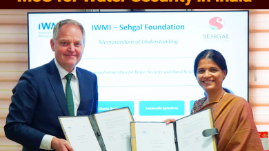 IWMI, Sehgal Foundation Sign MoU for Water Security in India