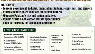 Pakistan to Host International Roundtable on Unlocking Agricultural Carbon Markets for Climate-Smart Future