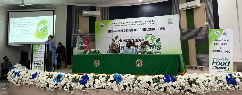 FAO Pakistan Showcases Climate-Resilient Agriculture at Multan Conference on Sustainable Food Systems 2 FAO Pakistan Showcases Climate-Resilient Agriculture at Multan Conference on Sustainable Food Systems